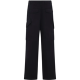 Black pants, back view