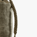 Tan bag, front view