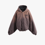 Brown jacket, front view
