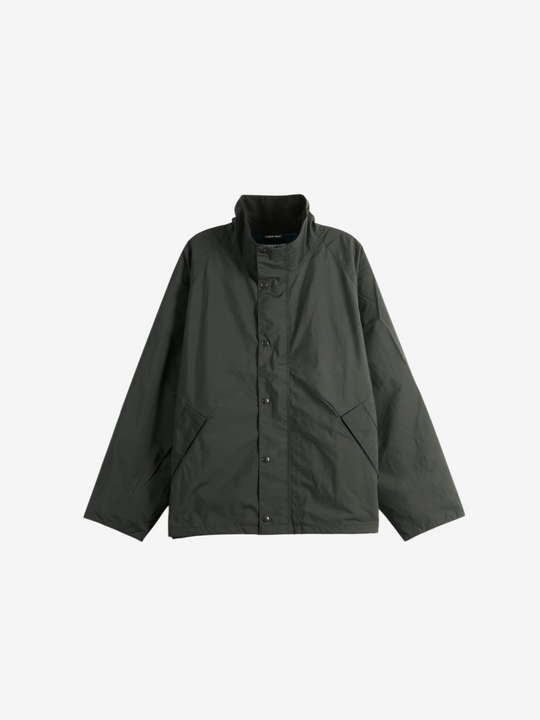 Green jacket, front view