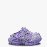 Purple shoes ,side view