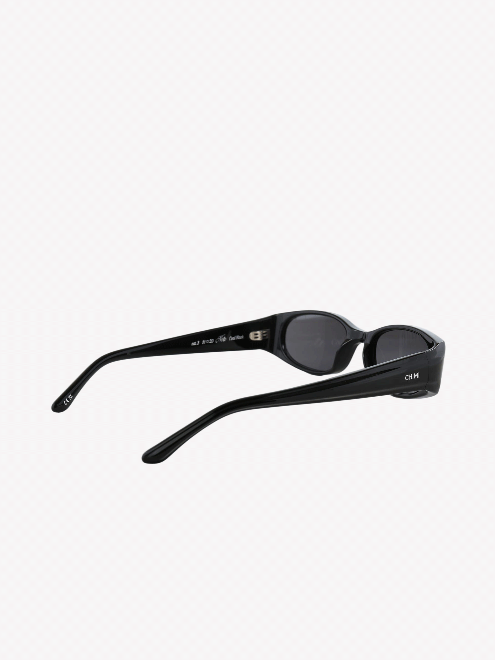 Black eyewear, side view