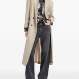 Grey tops, full body view