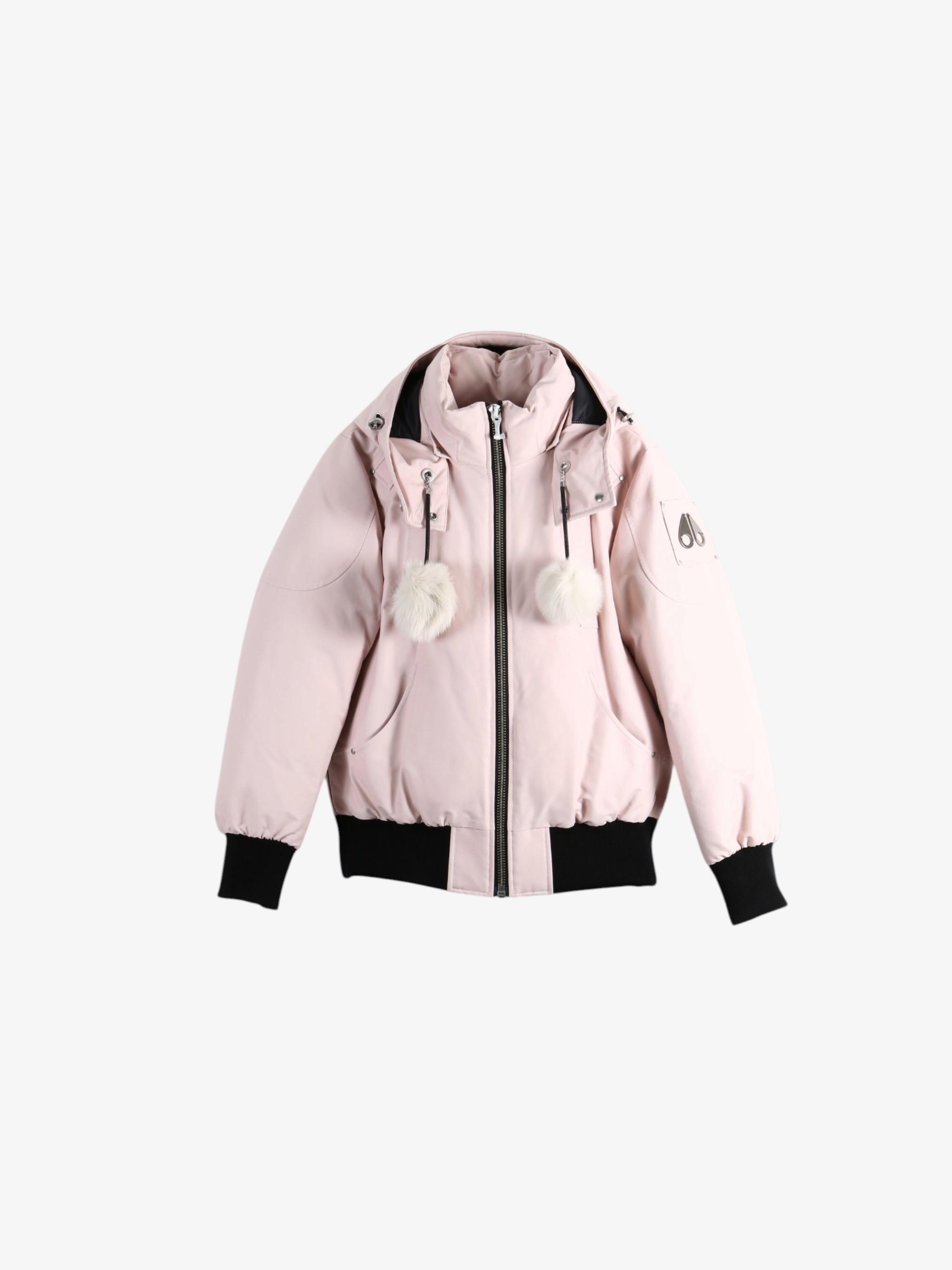 Pink jacket, front view