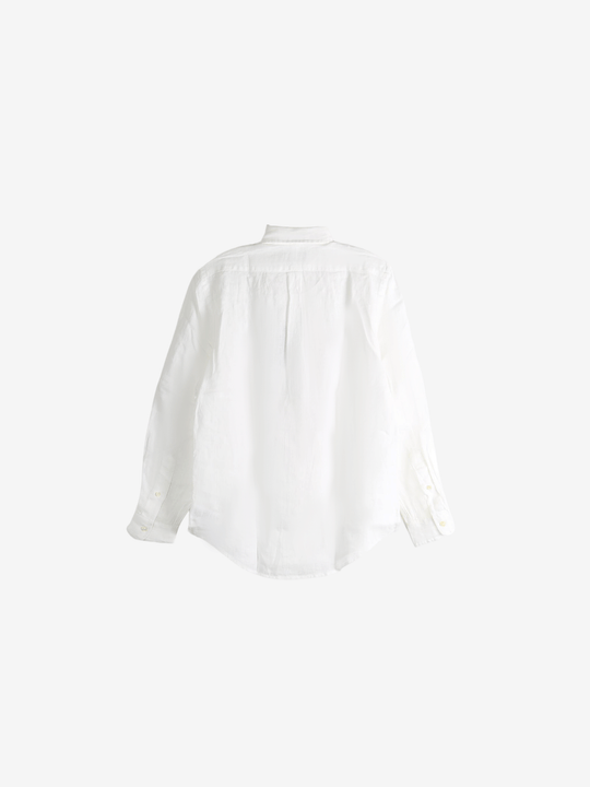 White shirt, back view