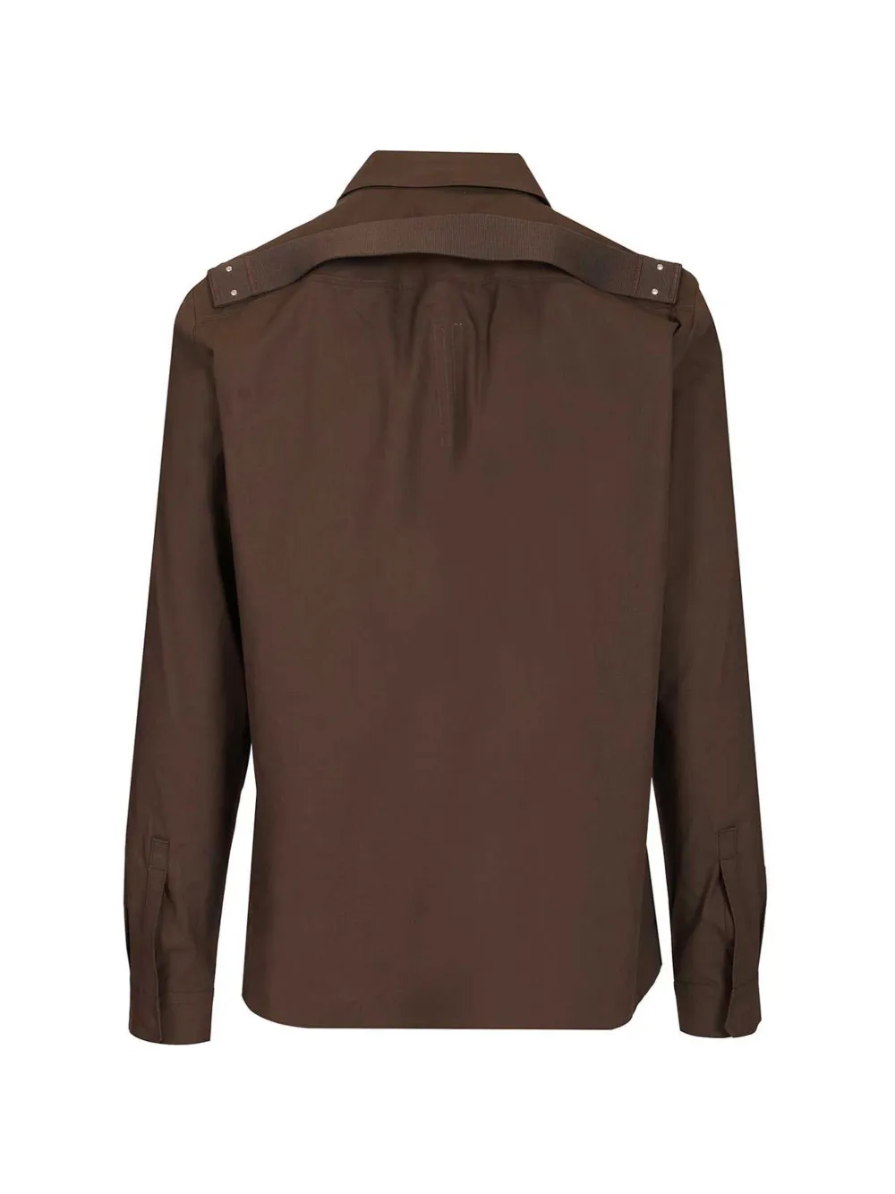 Brown jacket, back view