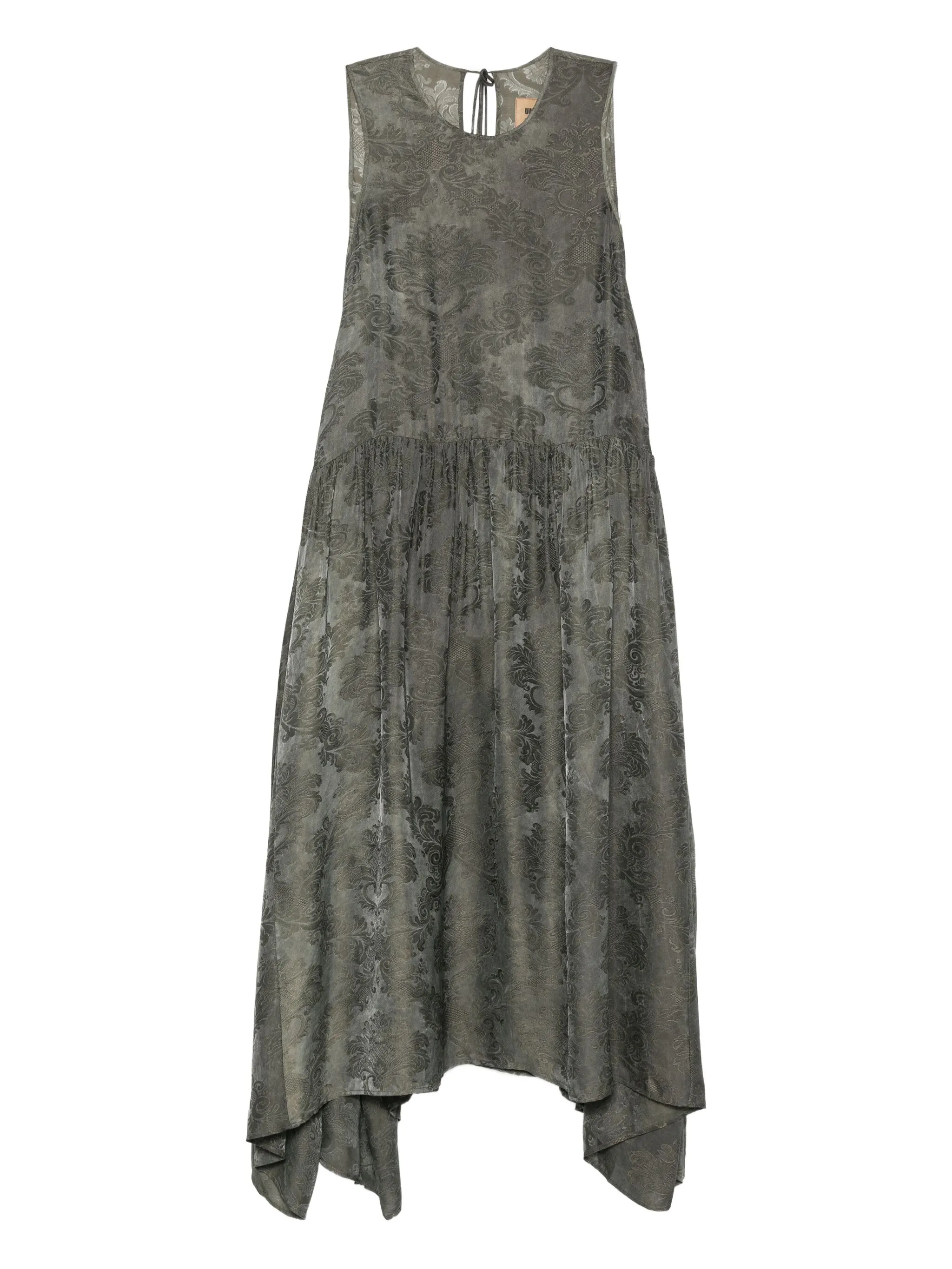 Green dress , front view