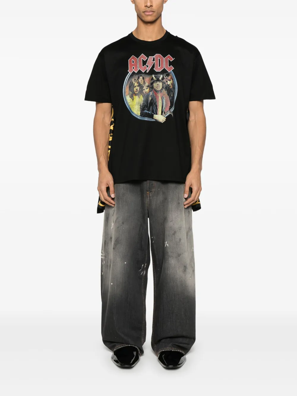 JUNYA WATANABE - Men AC/DC Caped T-Shirt