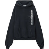 Black hoodie, front view