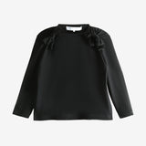 Black t-shirt, front view