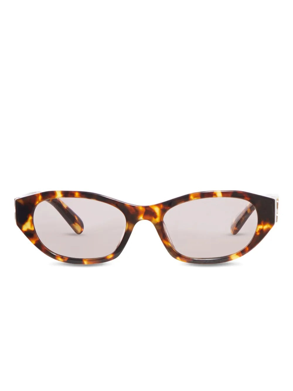 Red sunglasses, front view
