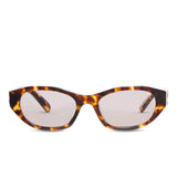 Red sunglasses, front view