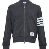 Grey knitwear, front view