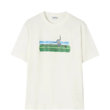 White t-shirt, front view