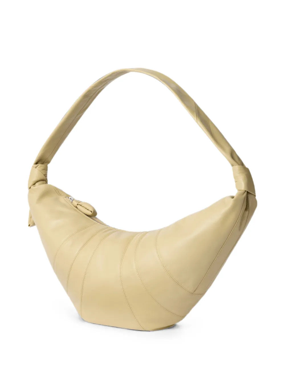 Tan bag, front view