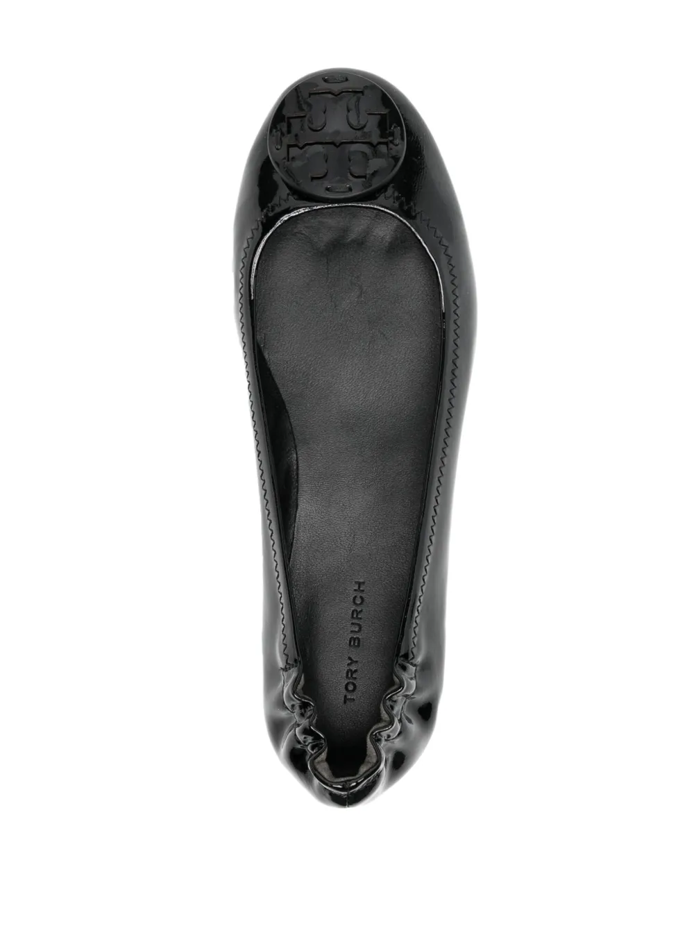 Black shoes, top view