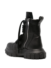 RICK OWENS Men Jumbo lace Laced up Bozo Tractor Boots