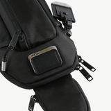 Close up of Black bag, showing detail
