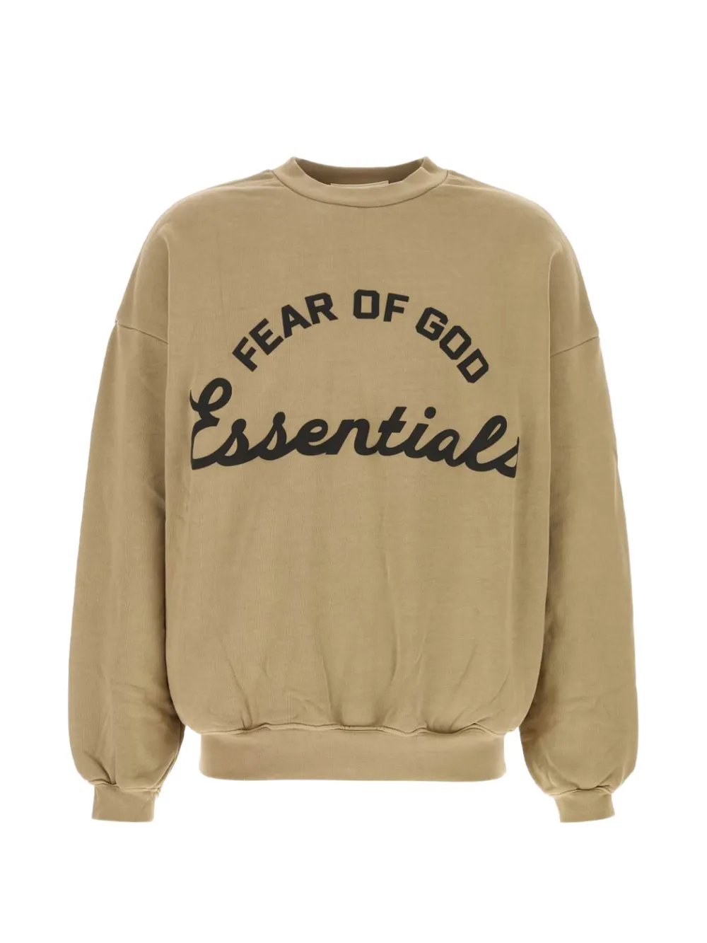 Tan sweats hoodies, front view