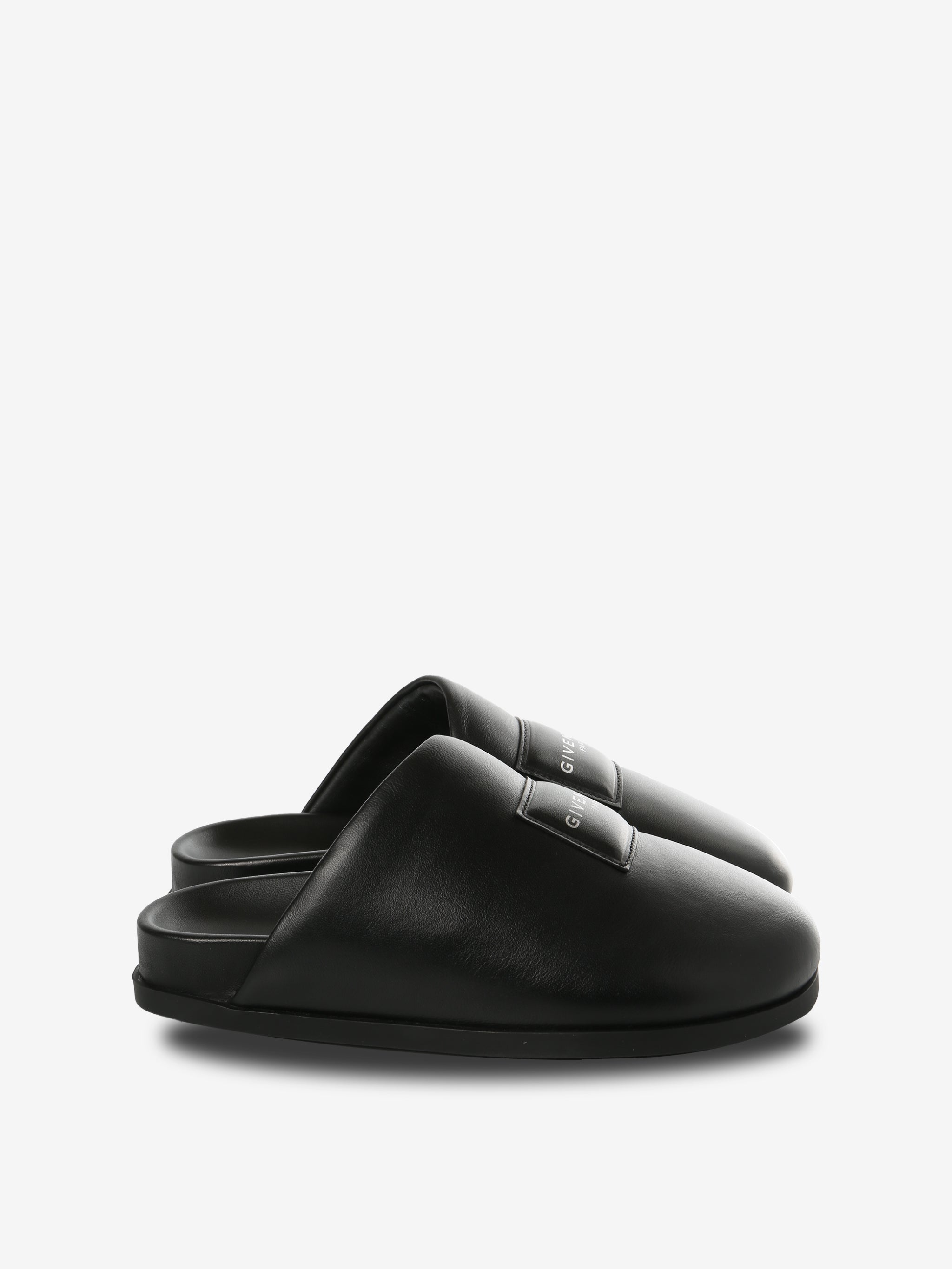 Black shoes,front view