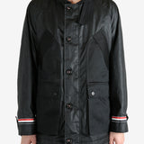 THOM BROWNE - Men Cropped Shawl Collar Field Jacket