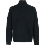 Black cardigan, back view