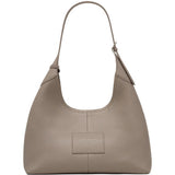 Tan bag, front view