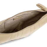 Tan bag, side view