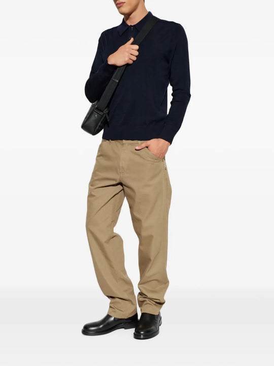 Black boots, full body view
