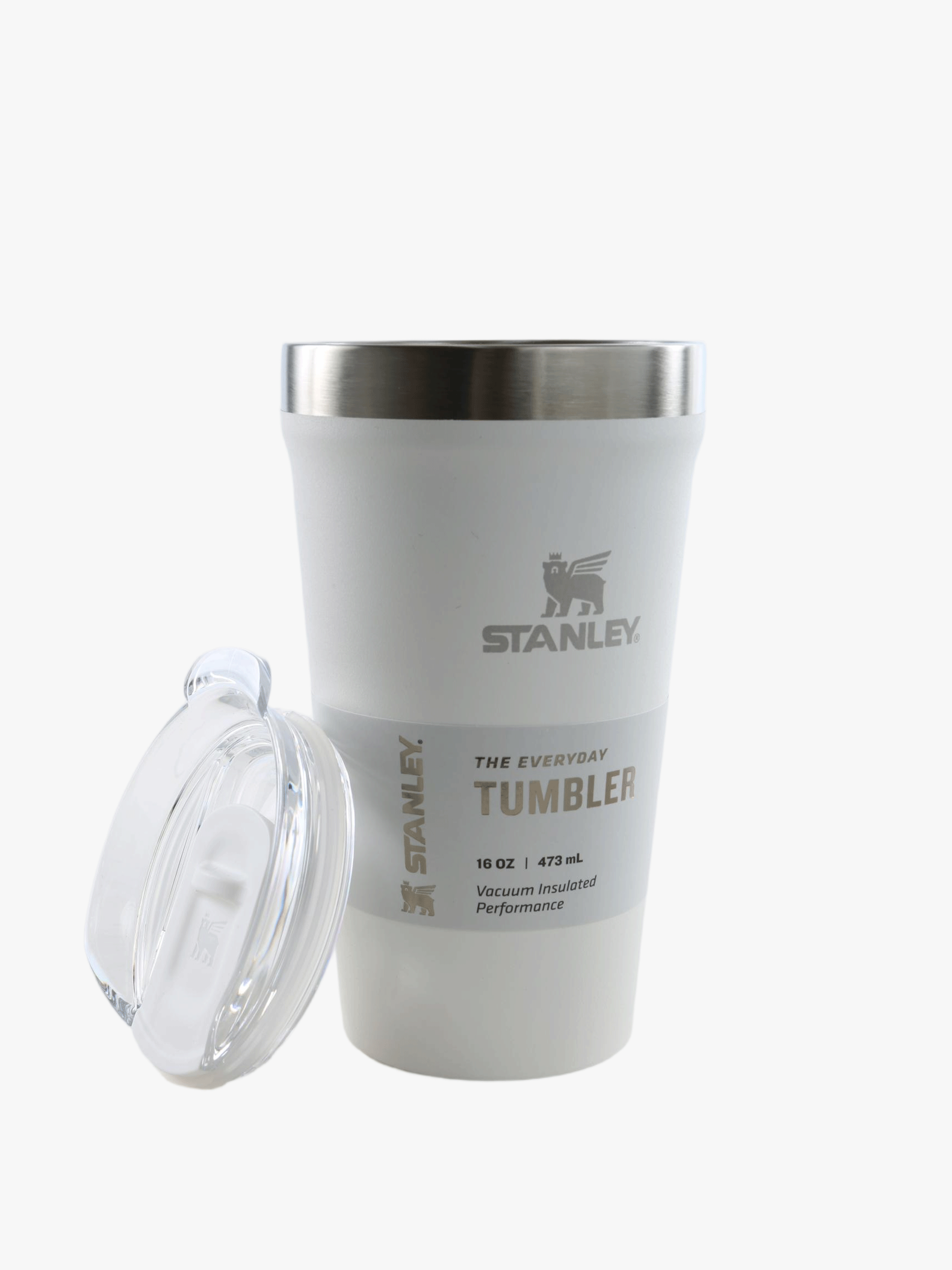 White cup, front view