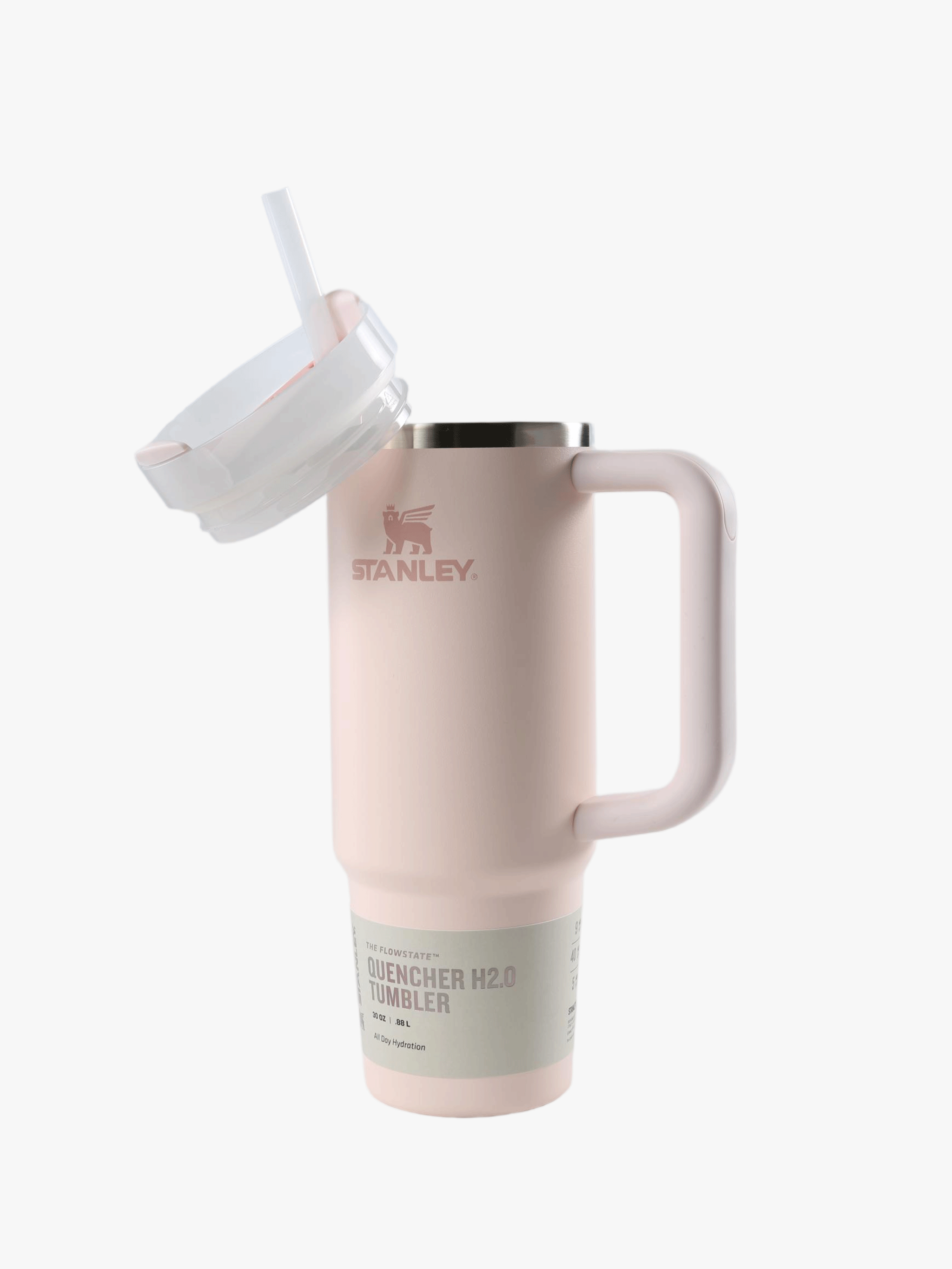 Pink product, front view