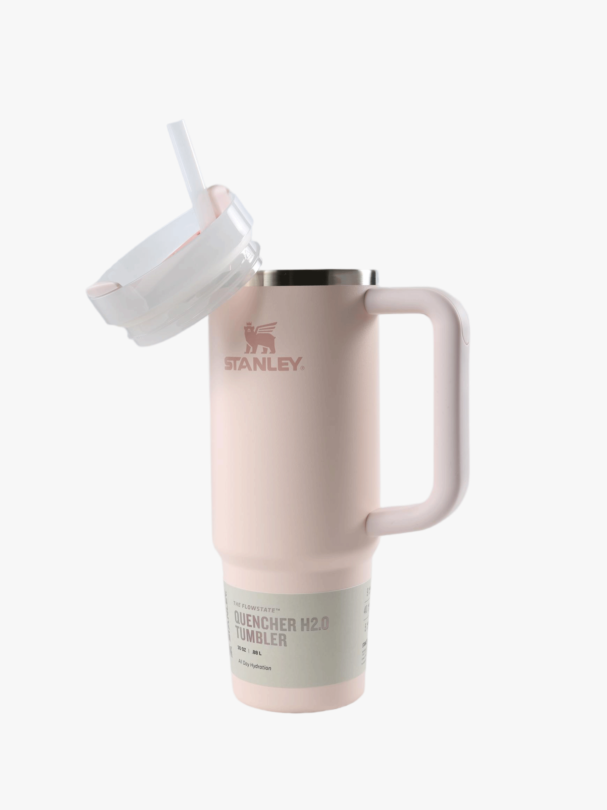 Pink product, front view