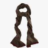 Brown scarf, front view