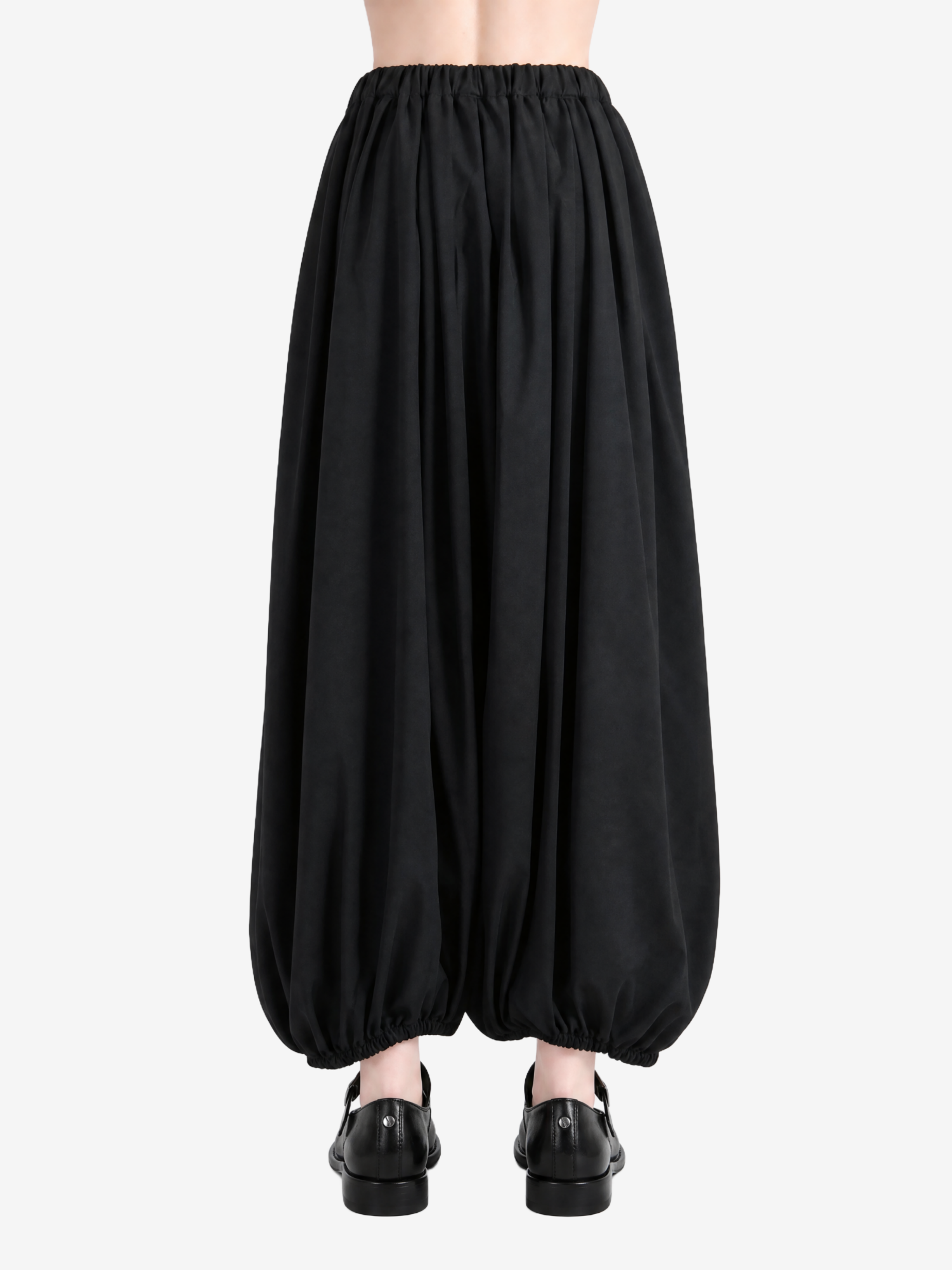Black pants, full body view