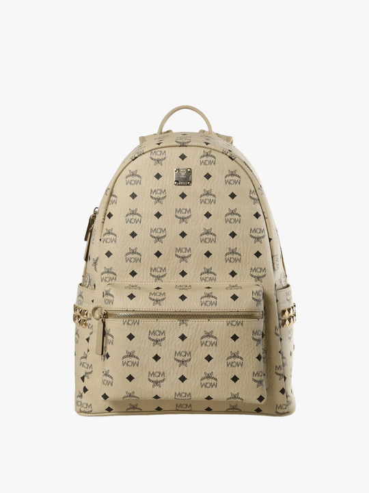 Tan bag, front view