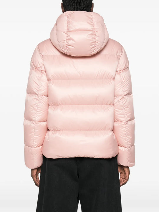 Pink jacket, full body view
