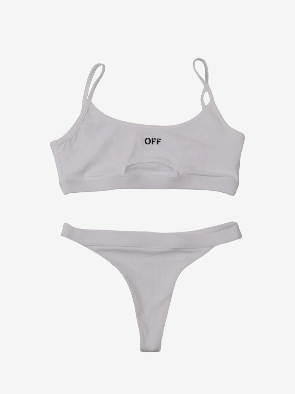 OFF WHITE - Women Rib Ly Bella Bikini