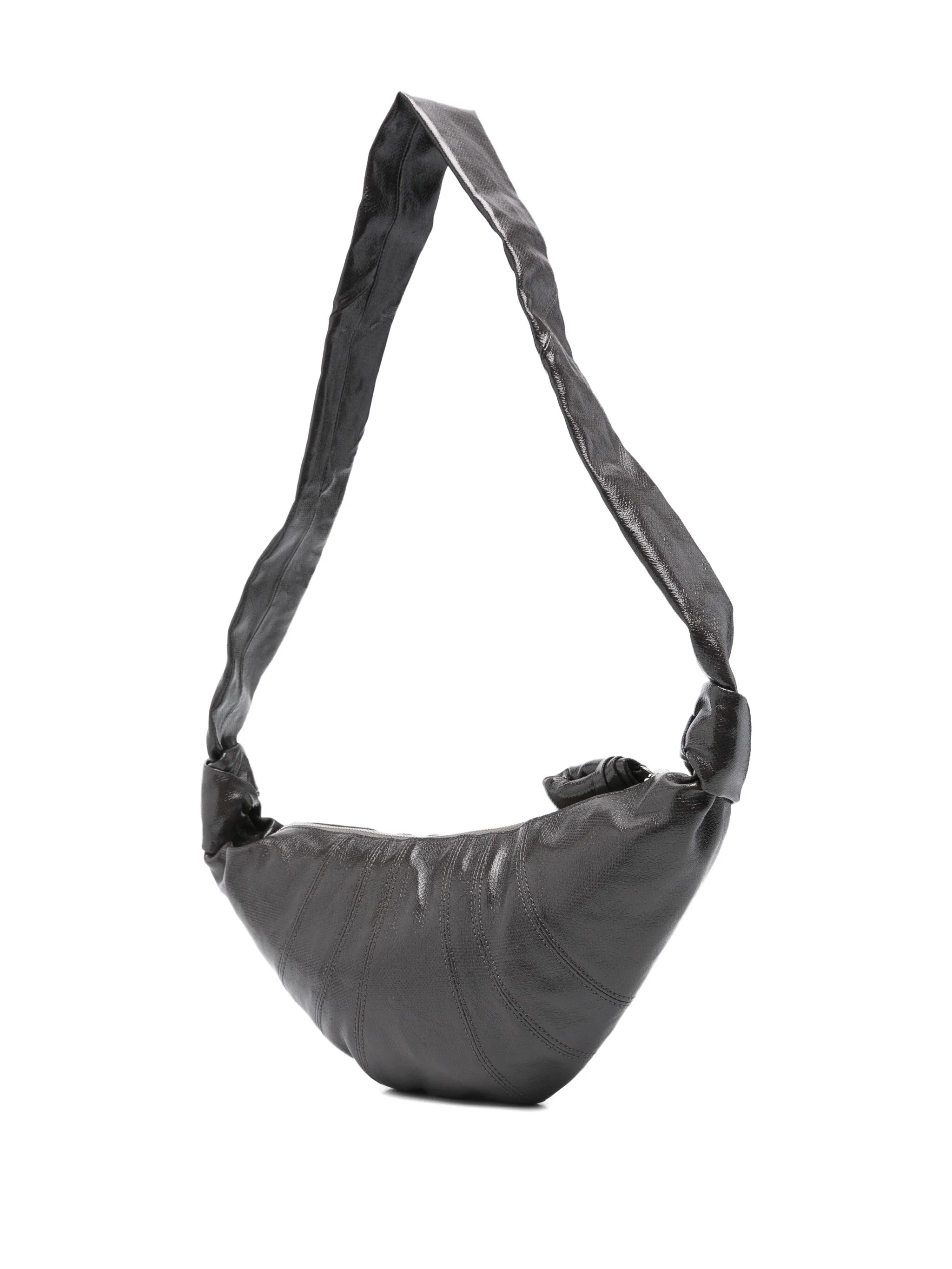 grey bag, side view