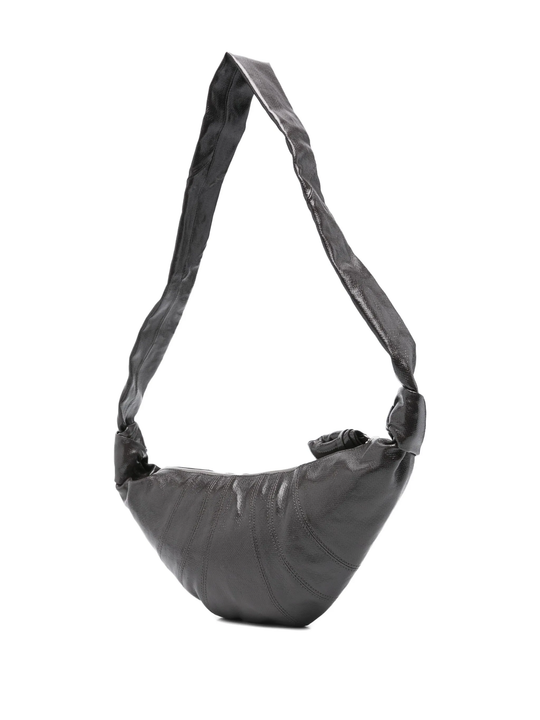 grey bag, side view