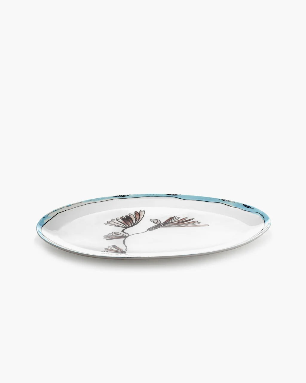 Blue plate,side view