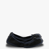 Black flats, front view