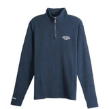 Navy jacket, front view