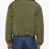 Green jacket, full body view