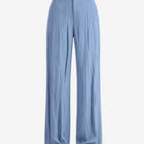 Blue pants, full body view