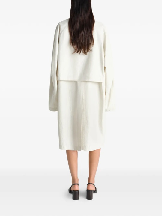White coat, full body view