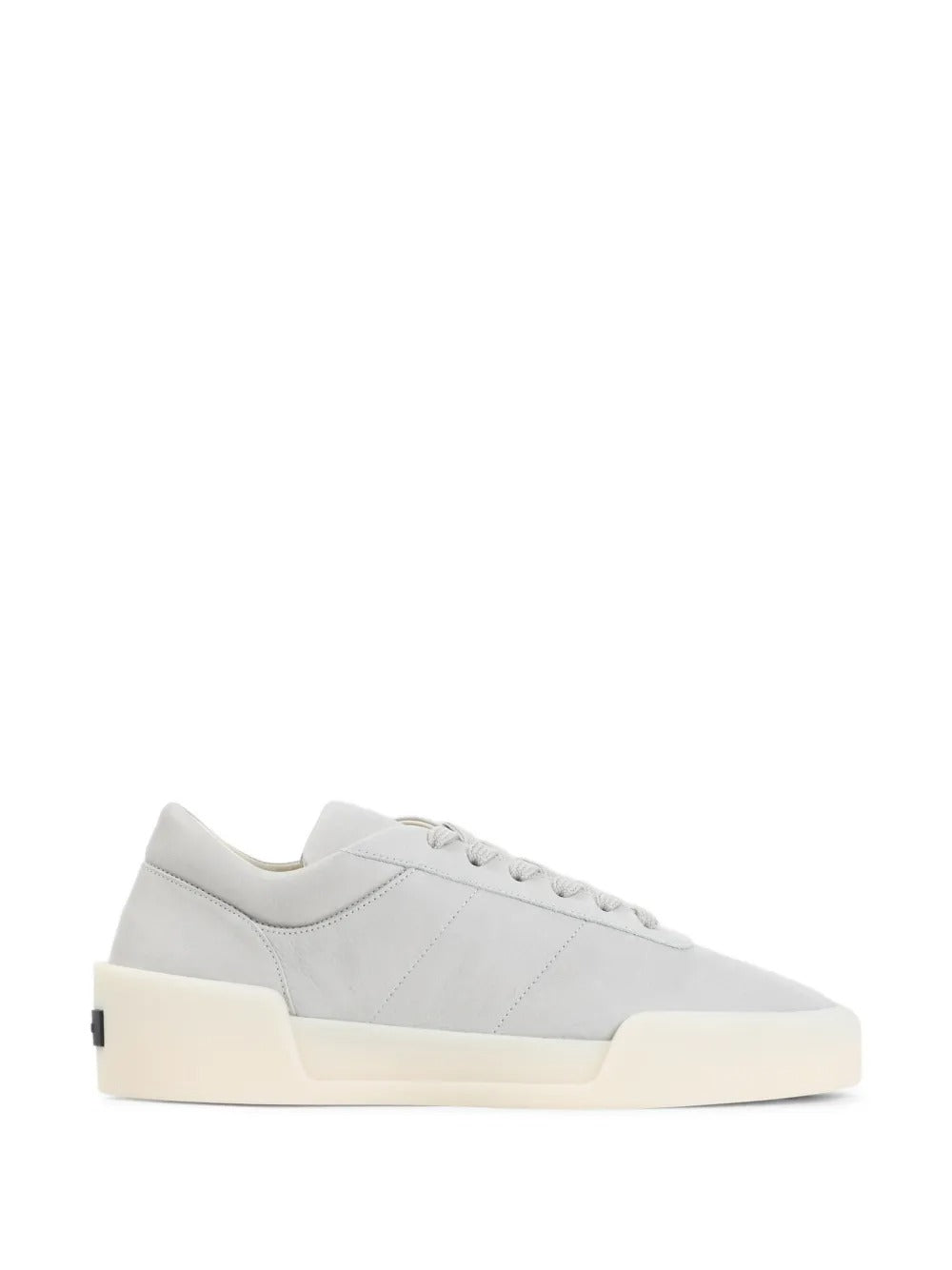 Grey sneakers, front view