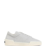Grey sneakers, front view