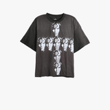 Black t-shirt, front view
