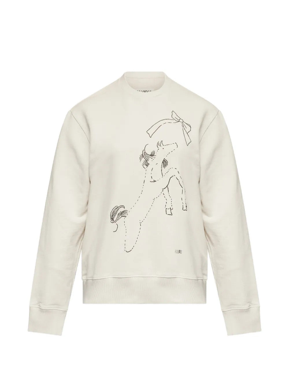 Tan knitwear, front view