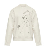 Tan knitwear, front view